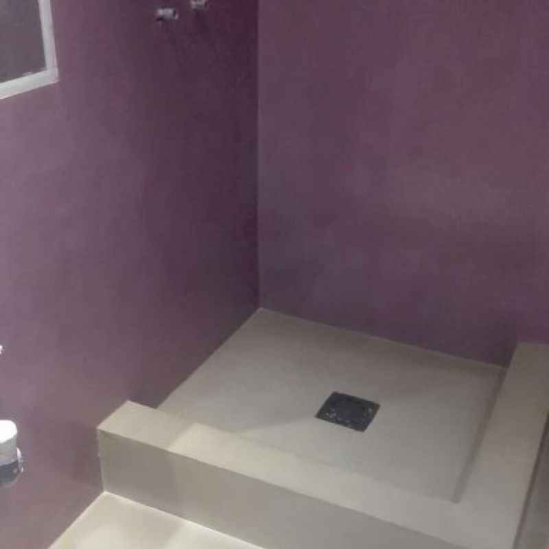 Ducha en microcemento CementDecor