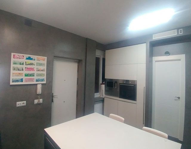 Cocina en microcemento de CementDecor
